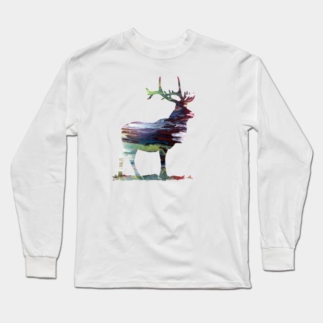 Deer Long Sleeve T-Shirt by BittenByErmines